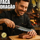 Kit Churrasco Artesanal E Faca De Aço Forjada A Mão